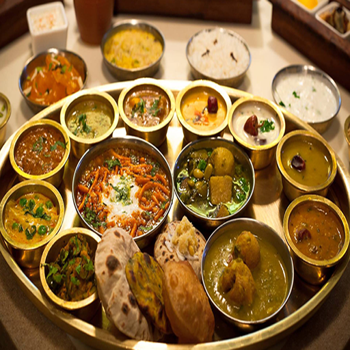 Royal Thali (North, South, East and West India with different food menu)